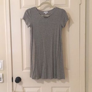 Cute light grey cotton dress